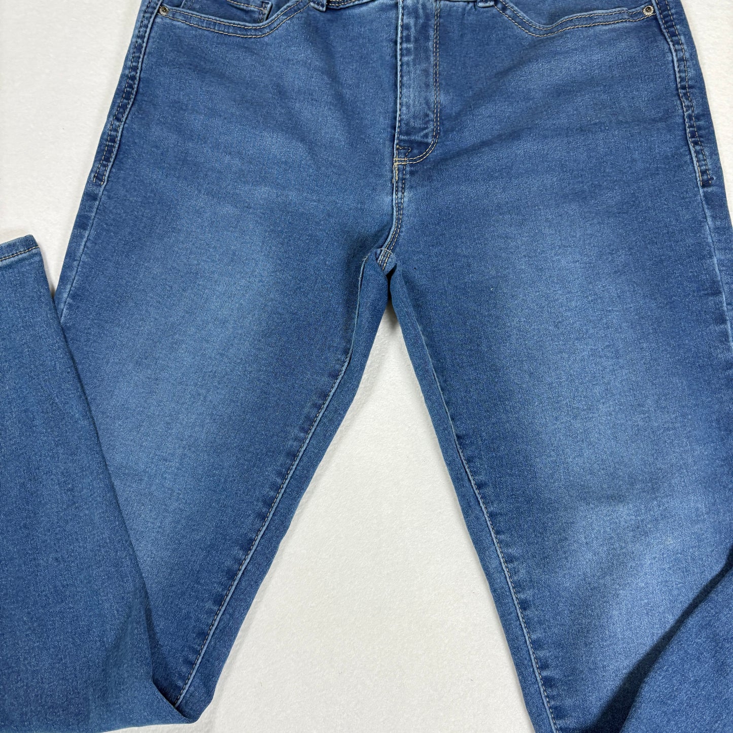Curve Appeal Womens Jeans Size 8/29 High Rise Skinny Blue Denim Stretch Y2K