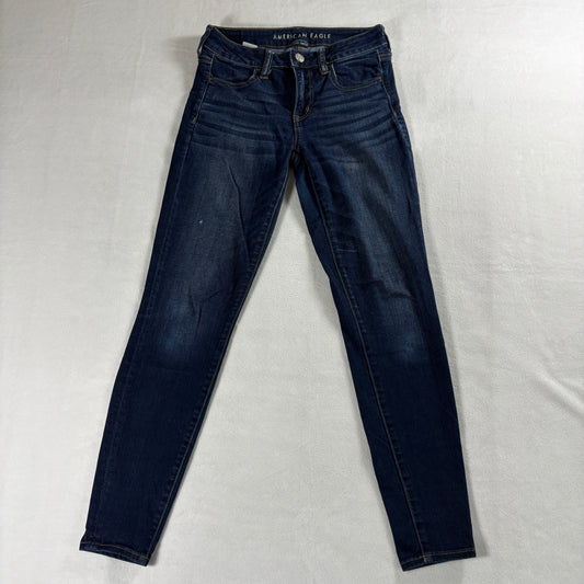 American Eagle Jegging Jeans Womens 4 Regular Dark Wash Next Level Stretch