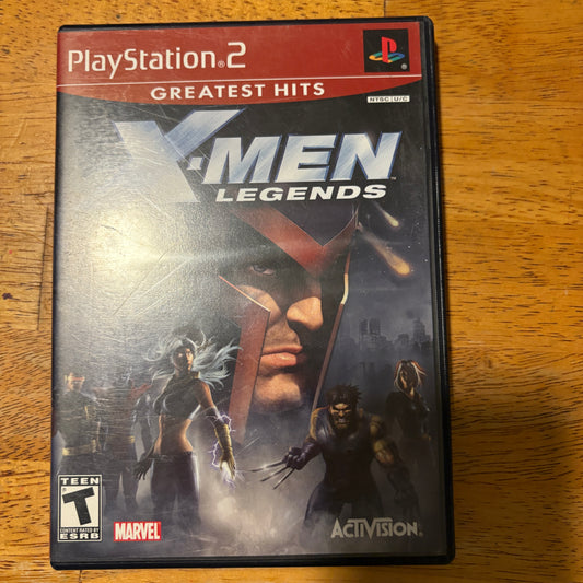 X Men Legends PS2 Game Complete Greatest Hits Tested Authentic NTSC Disc Pro