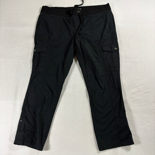 Cargo Jogger Capri Pants Black Torrid Size 1 Fits Like 38X26 Utility Casual