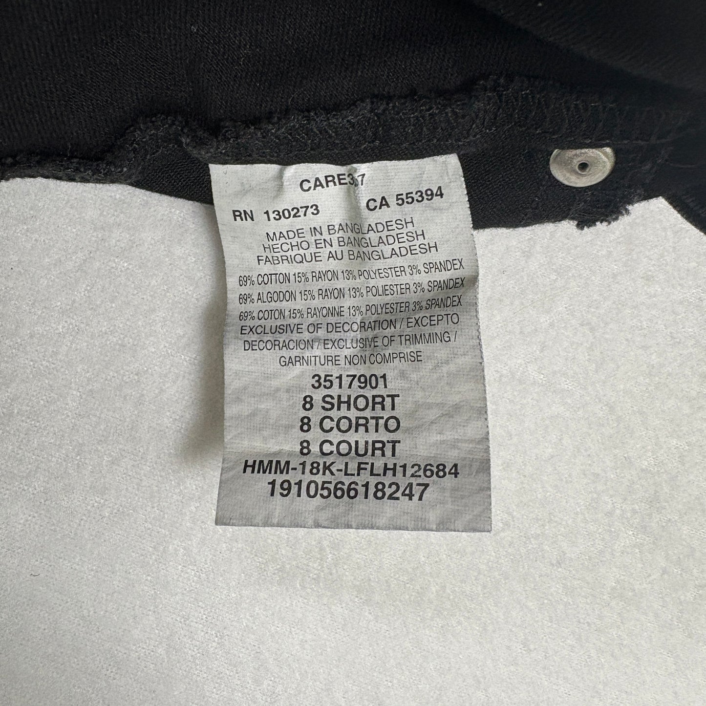 Lee Womens Jeans Size 8 Short Mid Rise Slim Leg Black Denim Sculpting Stretch Y2K