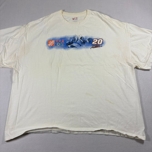 Chase Authentics Mens 2XL Tony Stewart NASCAR USA Olympics Graphic T Shirt