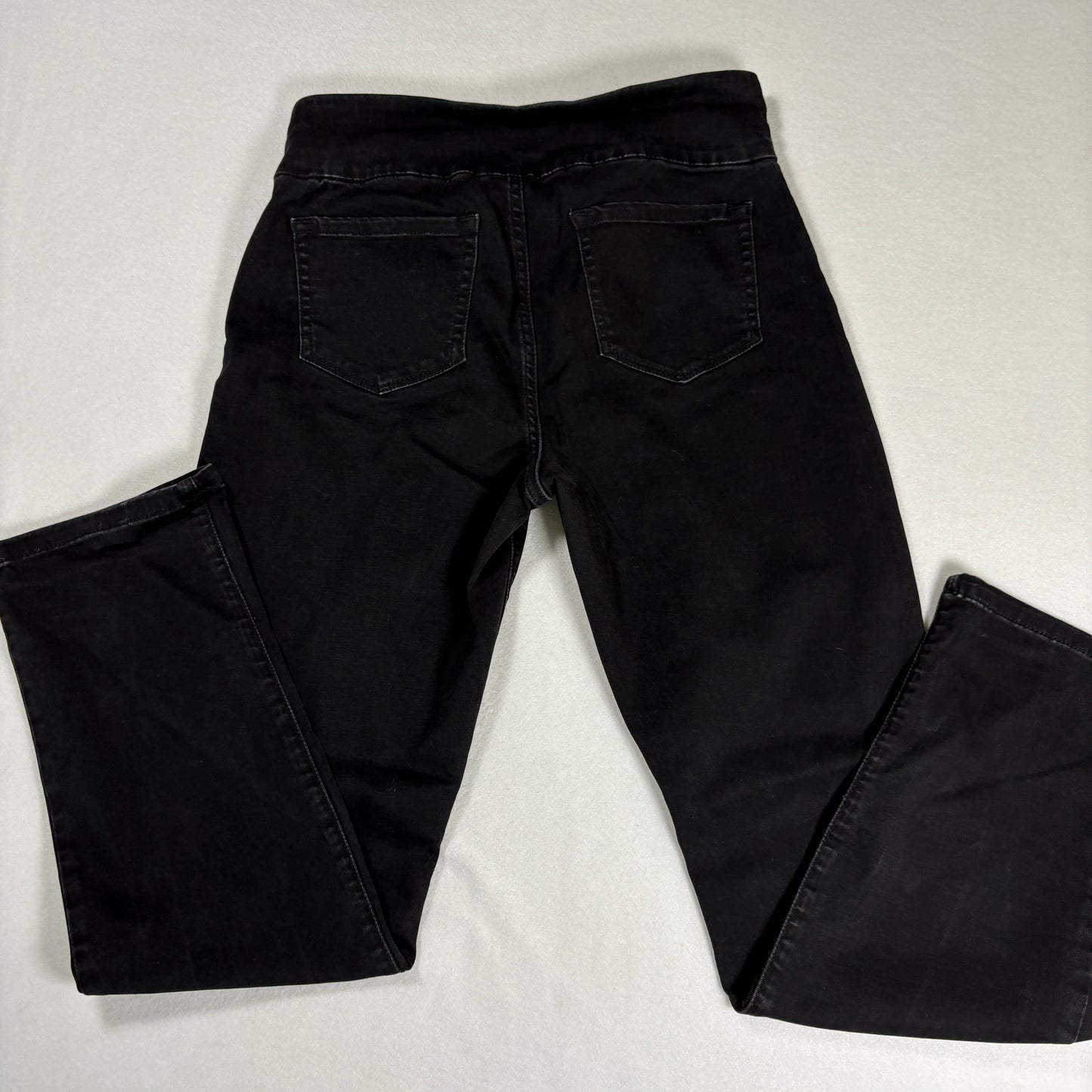 Lee Womens Jeans Size 8 Short Mid Rise Slim Leg Black Denim Sculpting Stretch Y2K