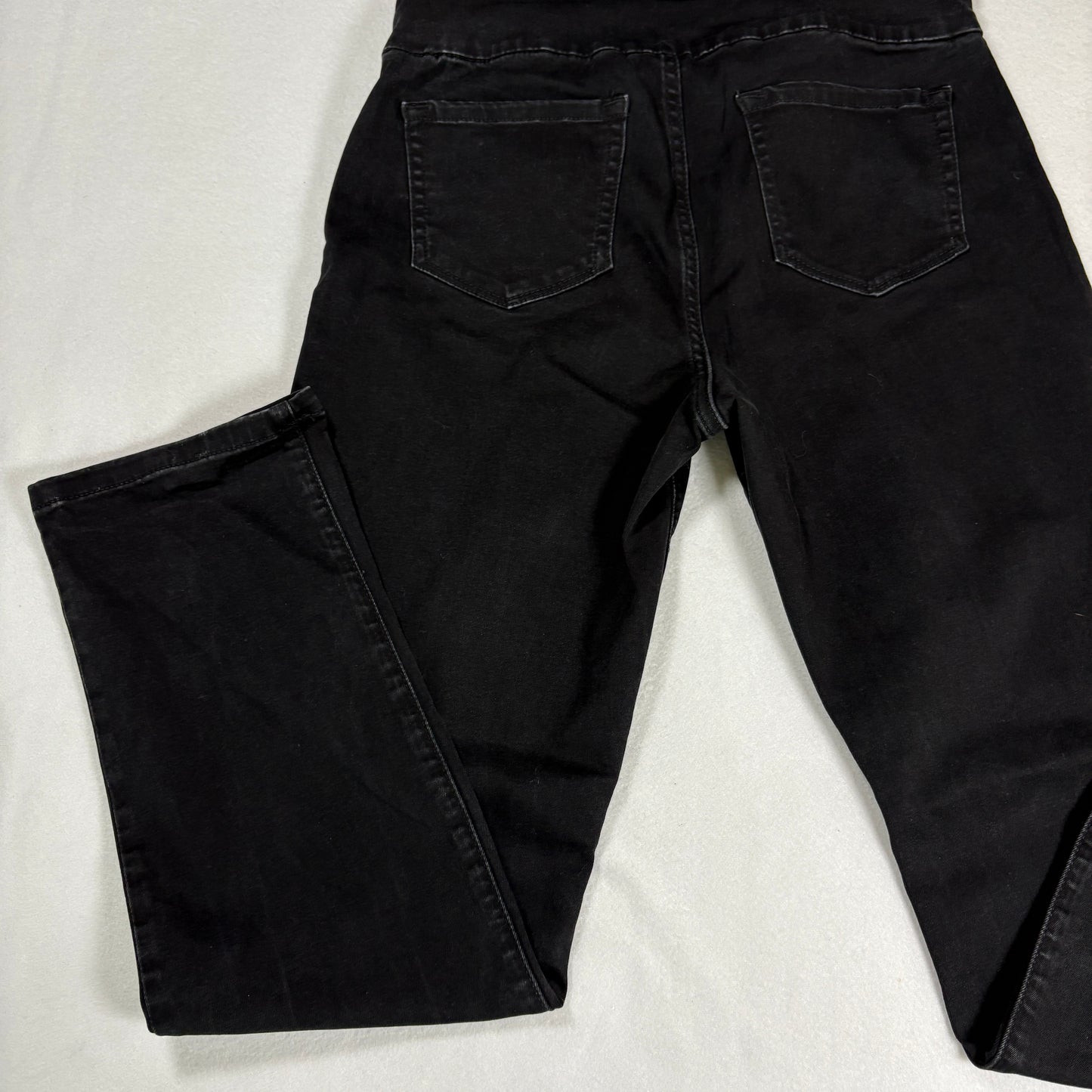Lee Womens Jeans Size 8 Short Mid Rise Slim Leg Black Denim Sculpting Stretch Y2K