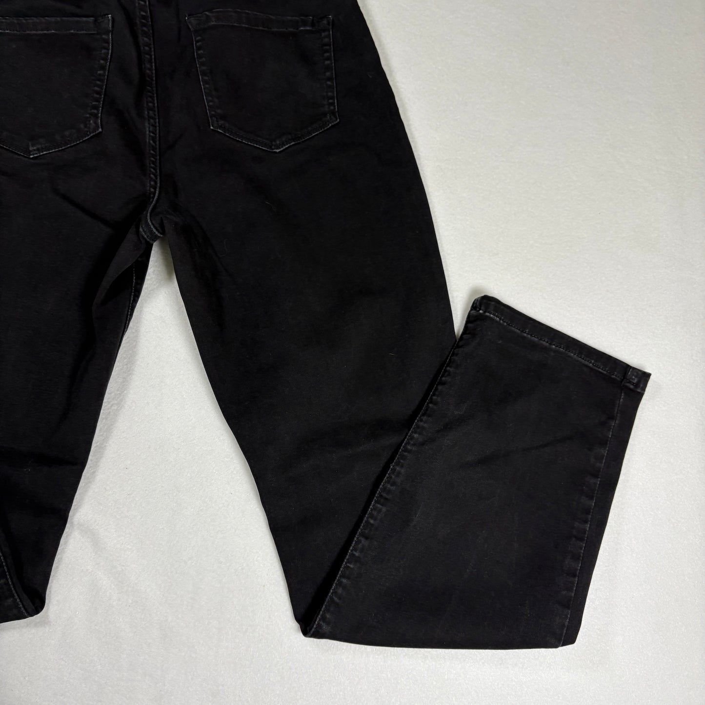 Lee Womens Jeans Size 8 Short Mid Rise Slim Leg Black Denim Sculpting Stretch Y2K