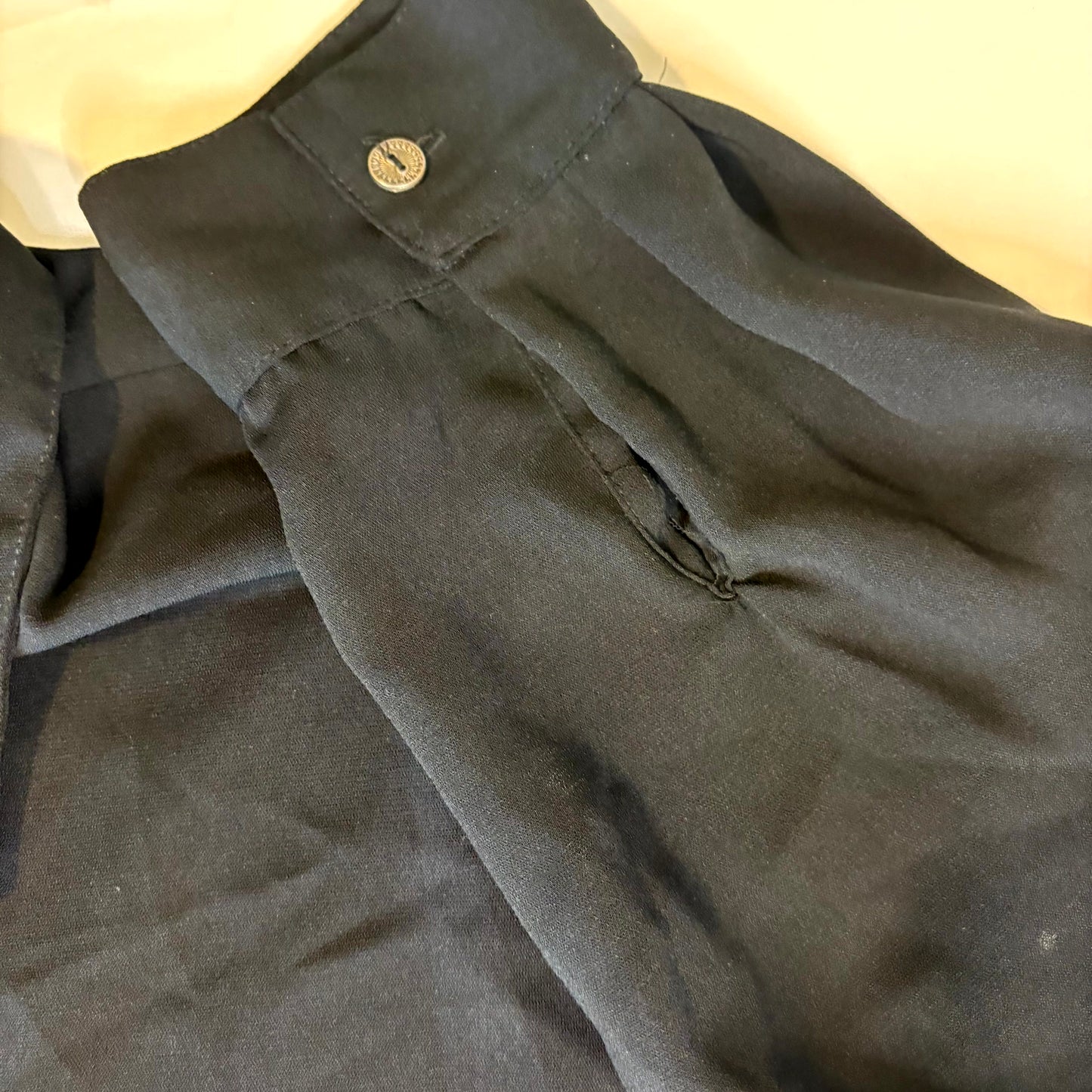 Monzini Collection Men’s Black Button Front Shirt Size 2X Long Sleeve Made in USA