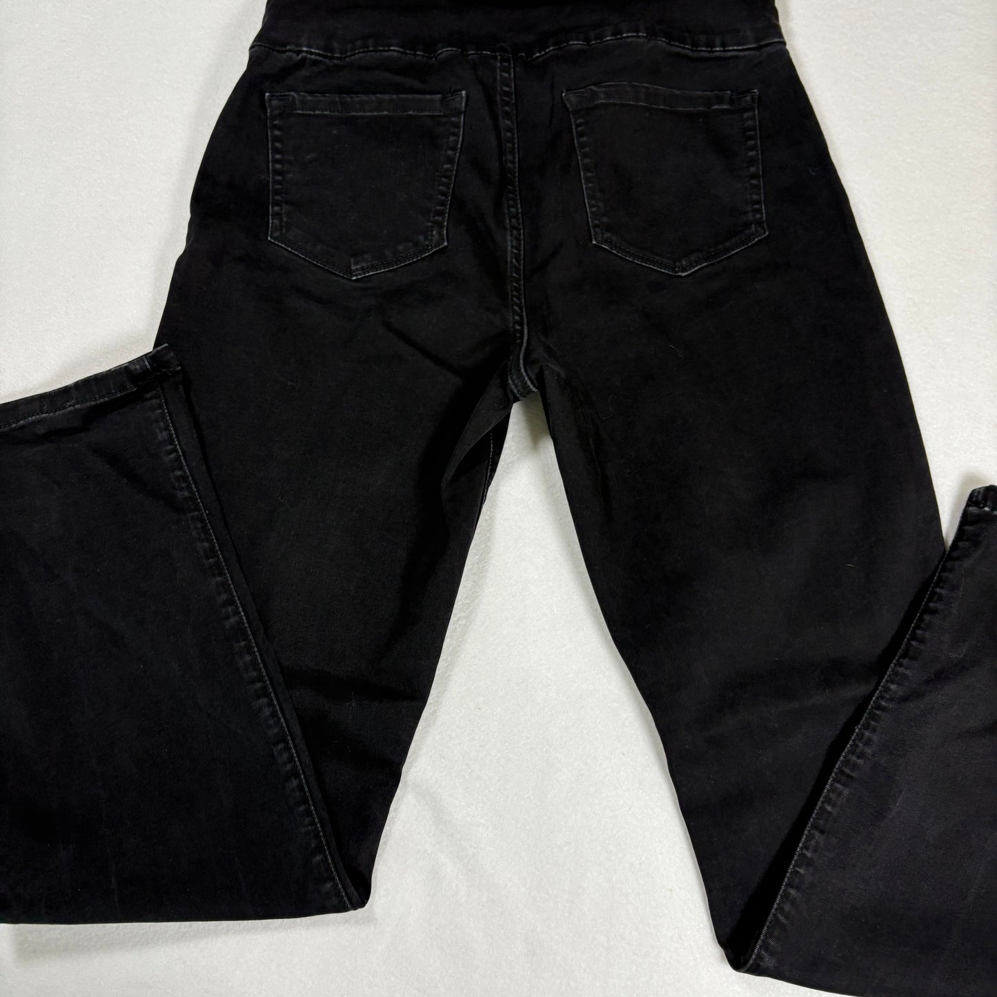 Lee Womens Jeans Size 8 Short Mid Rise Slim Leg Black Denim Sculpting Stretch Y2K