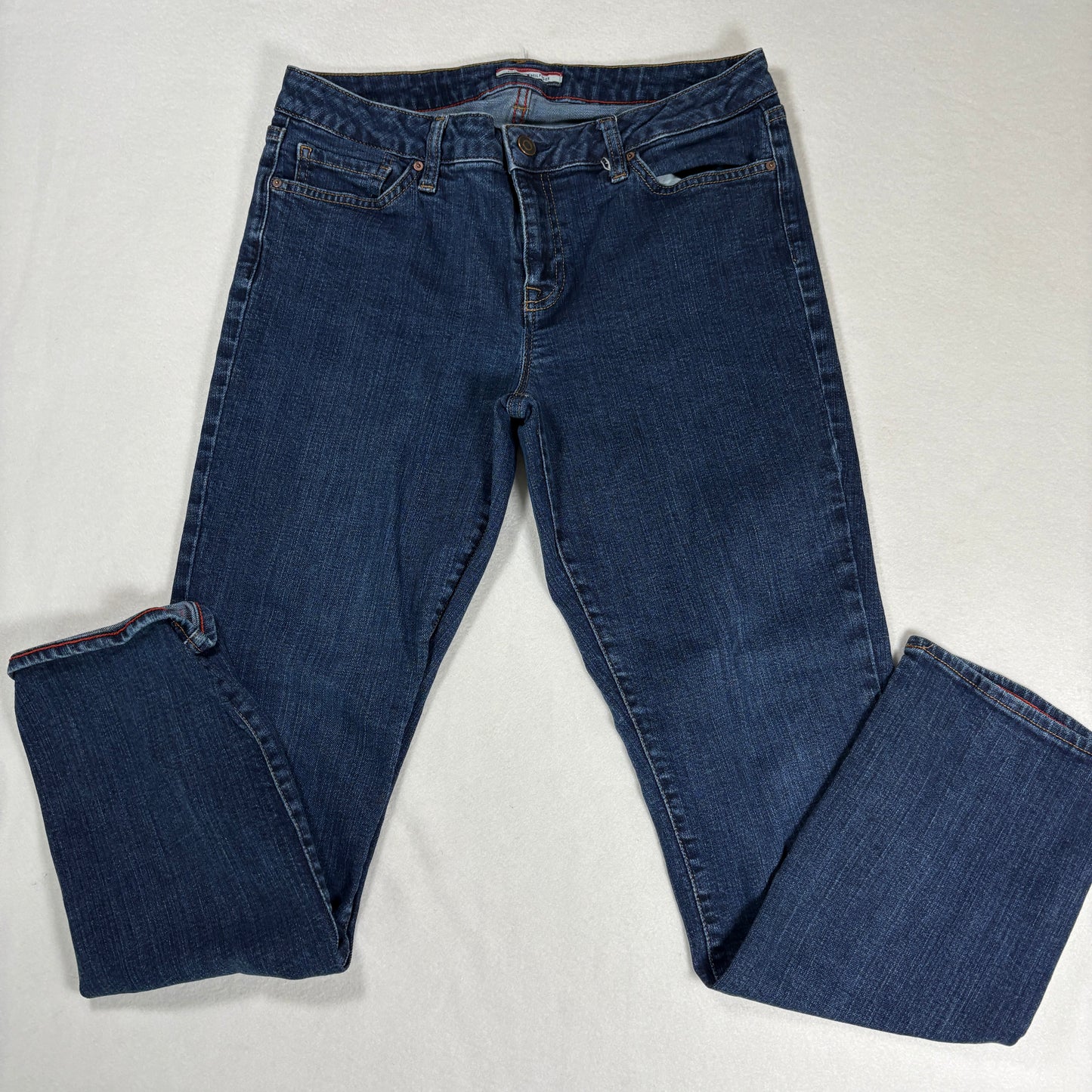 Tommy Hilfiger Womens Jeans Blue Denim Bootcut Stretch Y2K Vintage 2000s Classic