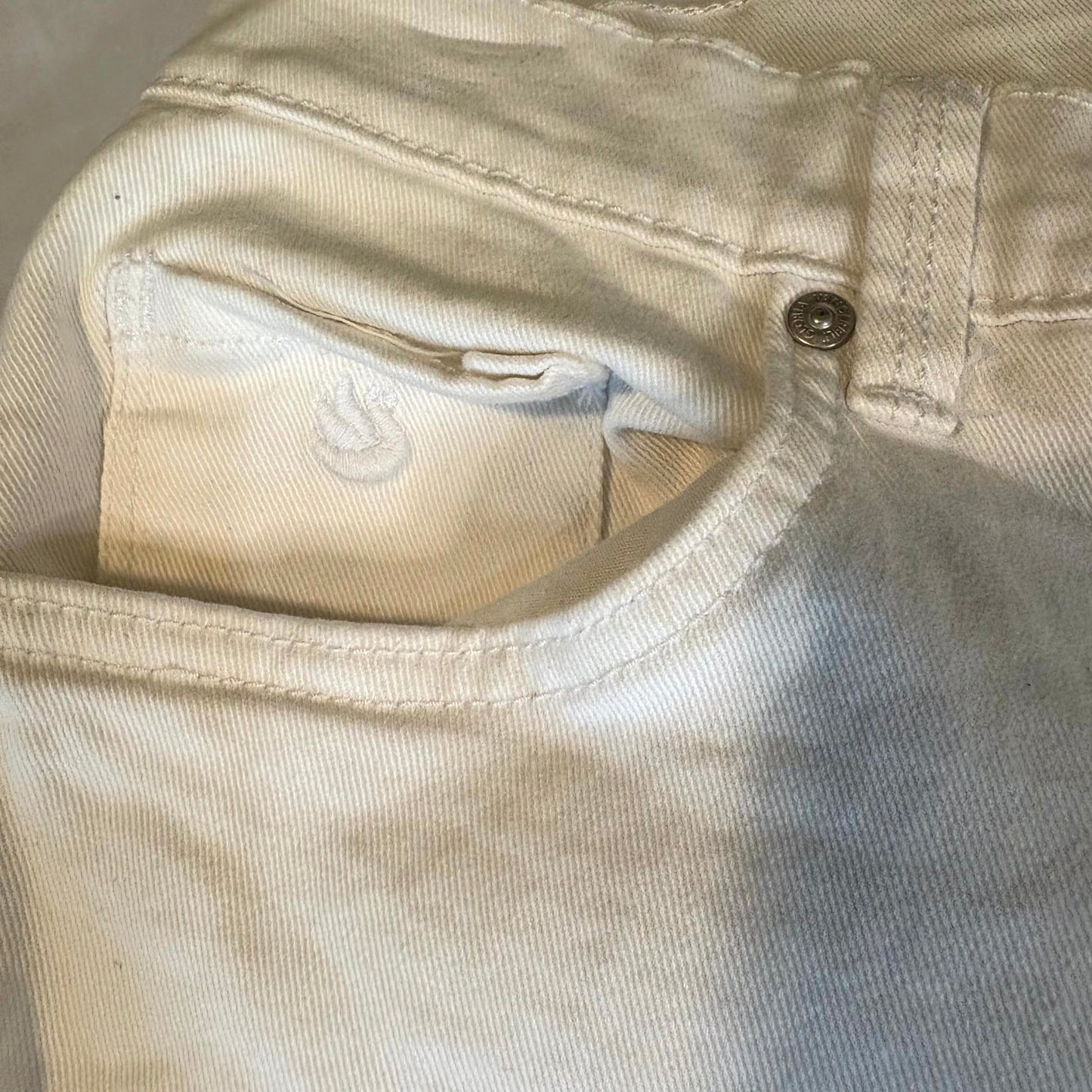 Gloria Vanderbilt Women’s Amanda Jeans 18W White Straight Leg Classic Fit Plus Size