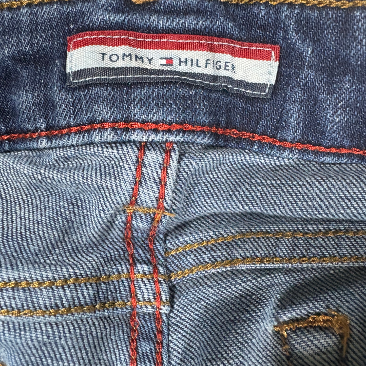 Tommy Hilfiger Womens Jeans Blue Denim Bootcut Stretch Y2K Vintage 2000s Classic