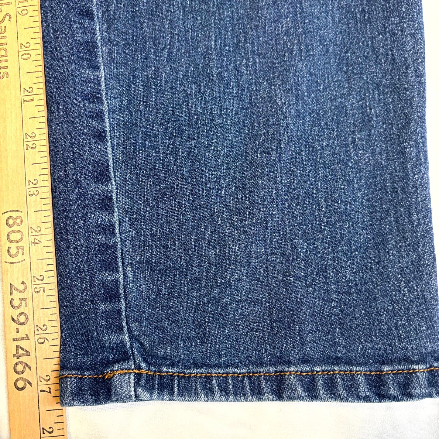Gloria Vanderbilt Women’s Amanda Jeans 20W Blue Denim Straight Leg Classic Fit Plus