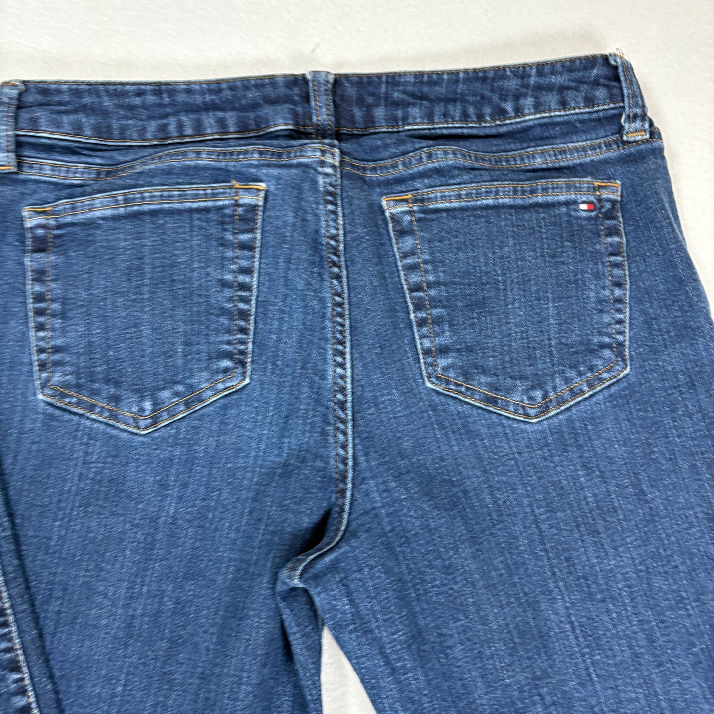 Tommy Hilfiger Womens Jeans Blue Denim Bootcut Stretch Y2K Vintage 2000s Classic