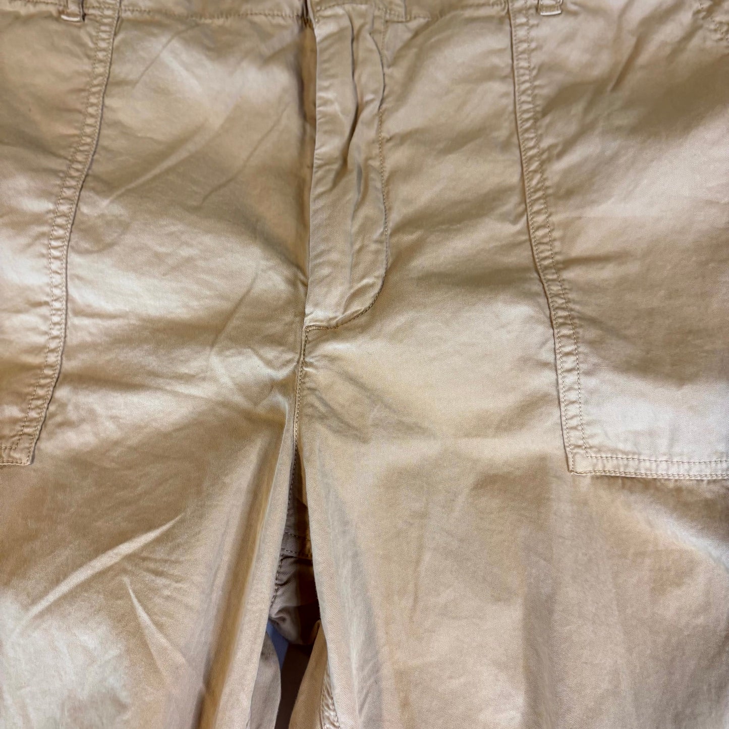 Lauren Ralph Lauren Women’s Pants Size 16 Beige Cargo Capri Cropped Casual Cotton
