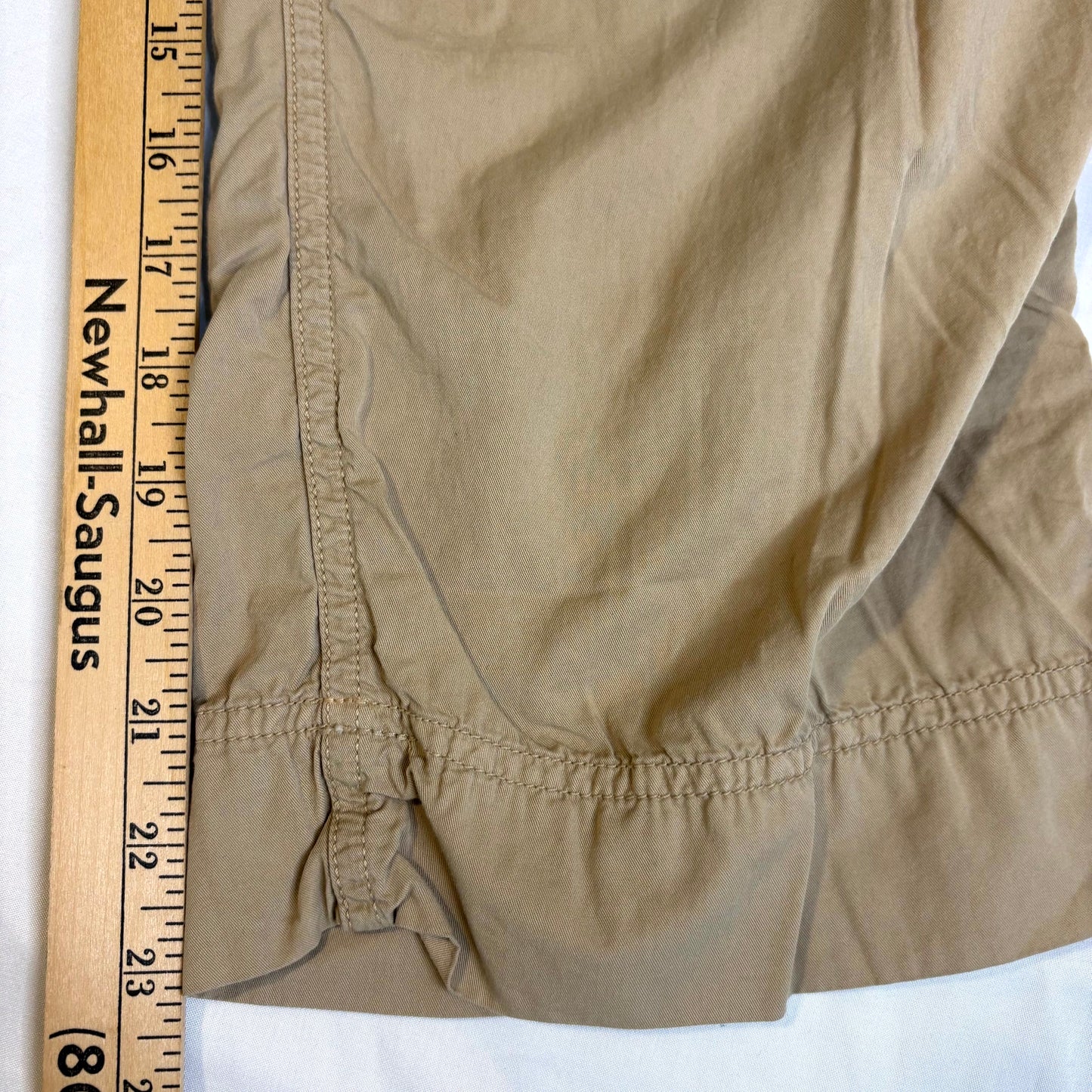Lauren Ralph Lauren Women’s Pants Size 16 Beige Cargo Capri Cropped Casual Cotton