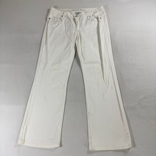 Bootcut Jeans Jordache Premium Tag 10 Petite Fits Like 33X28 White Stretch Denim