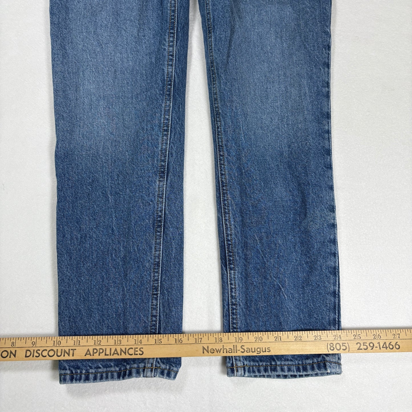 H&M Womens Jeans Size 6 High Rise Straight Leg Blue Denim Vintage 90s Y2K Grunge
