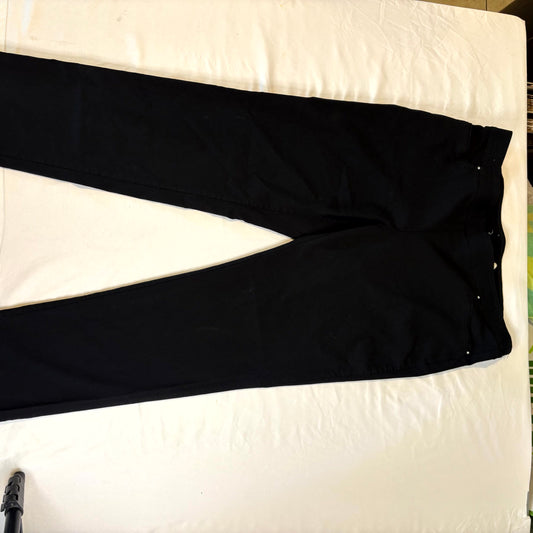 89th + Madison Women’s Black Pull-On Pants Size XL Stretch Slim Fit Rayon Blend