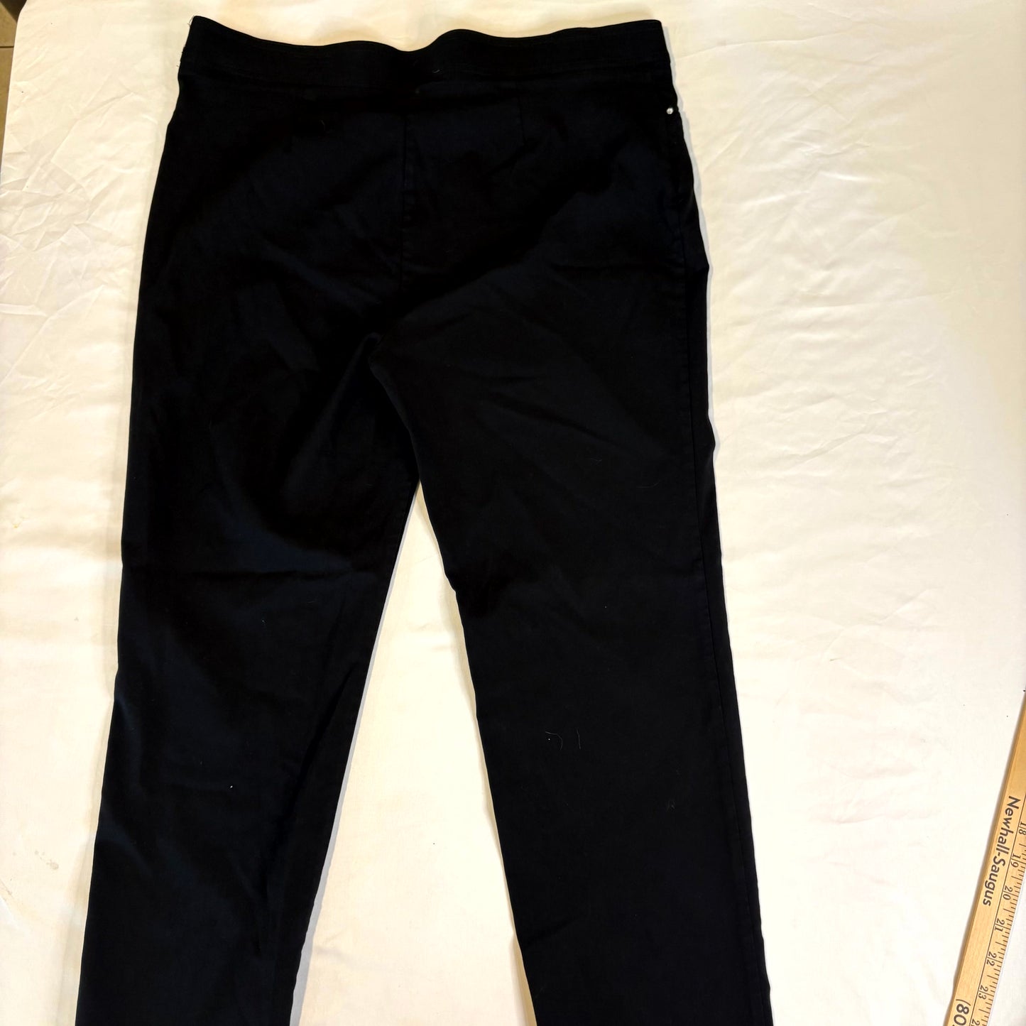 89th + Madison Women’s Black Pull-On Pants Size XL Stretch Slim Fit Rayon Blend