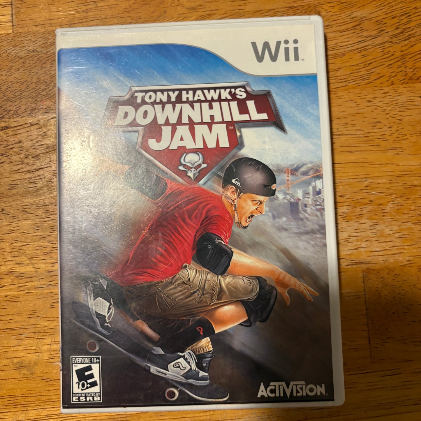 Tony Hawks Downhill Jam Nintendo Wii Video Game Complete Skateboarding Fun Party