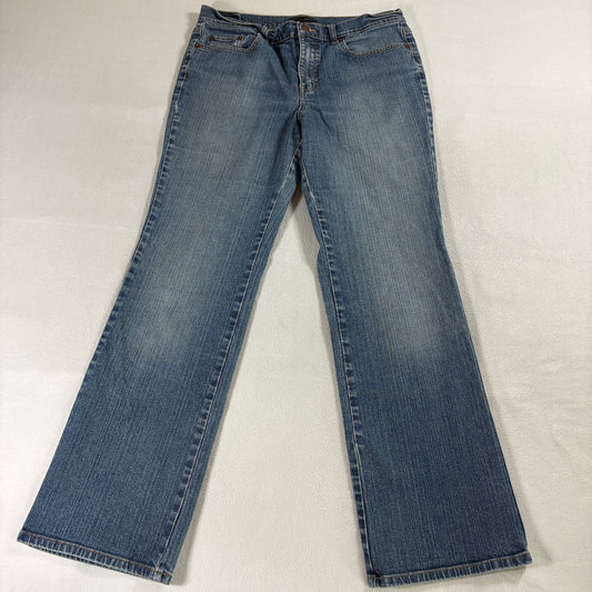 Bootcut Jeans Stretch Low Rise New York & Co Tag 12 Fits Like 32X30 Blue Denim