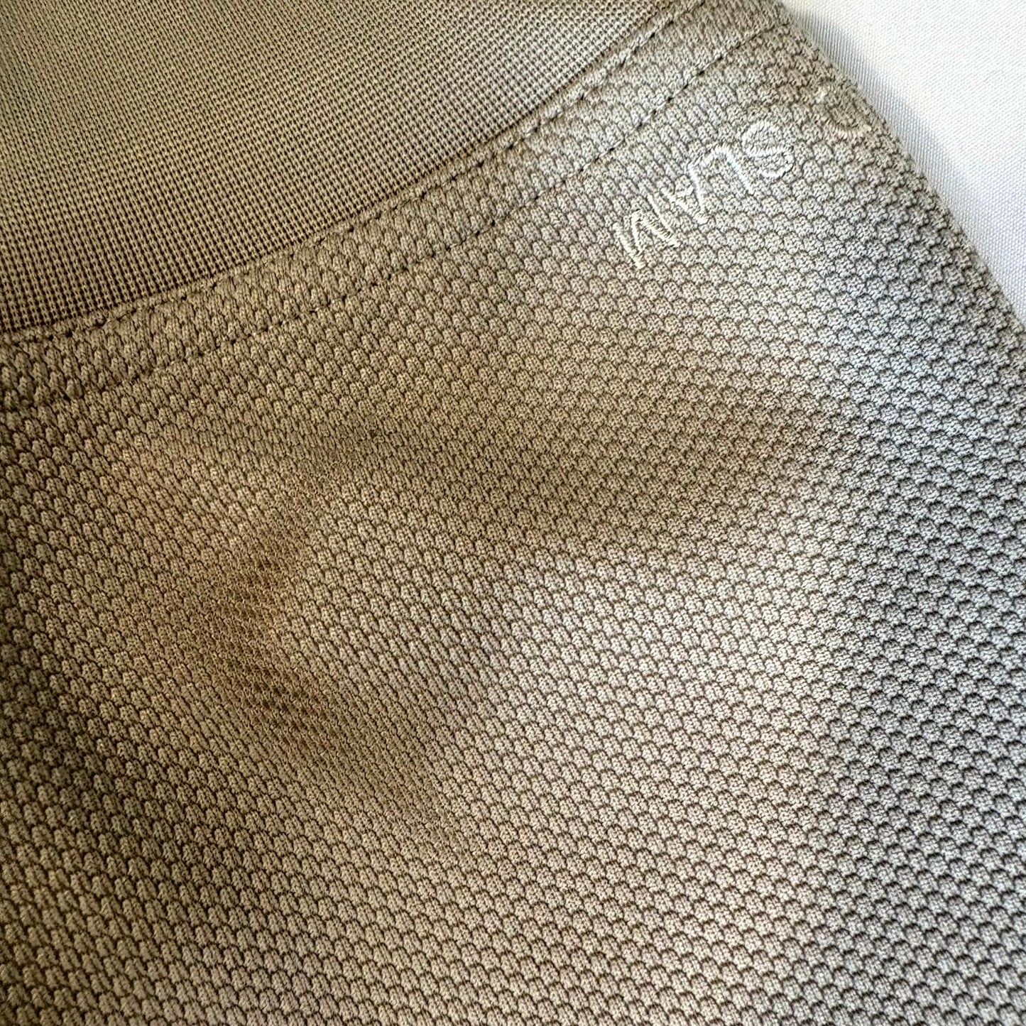 Grand Slam Golf Men’s Long Sleeve Performance Polo XL Beige Tan 100% Polyester