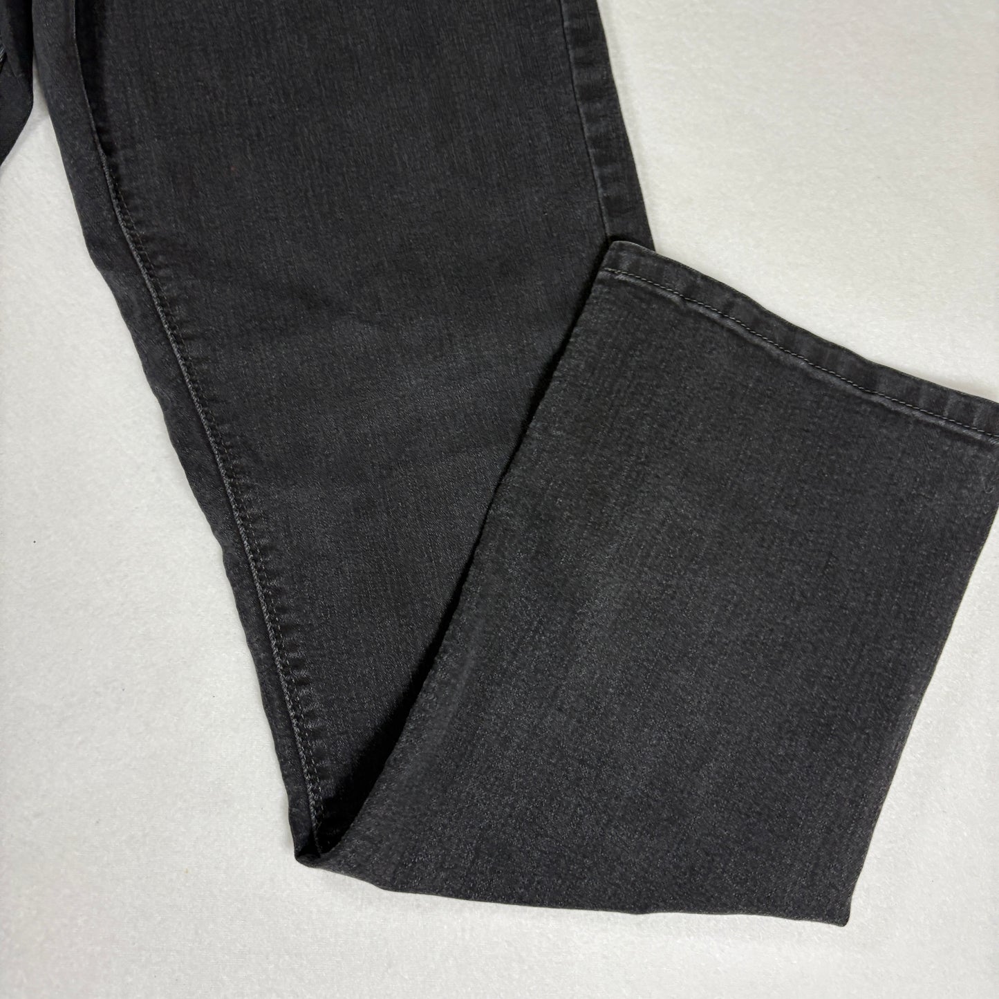 Lee Womens Black Jeans Size 8 Short Perfect Fit Bootcut Stretch Denim