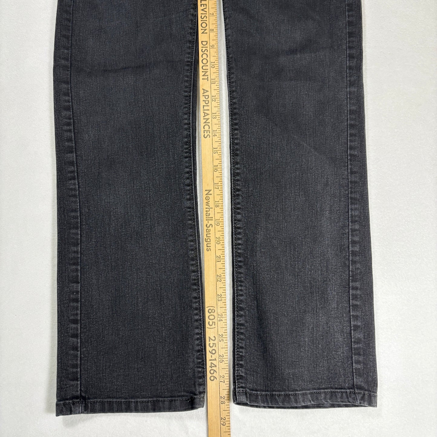 Lee Womens Black Jeans Size 8 Short Perfect Fit Bootcut Stretch Denim