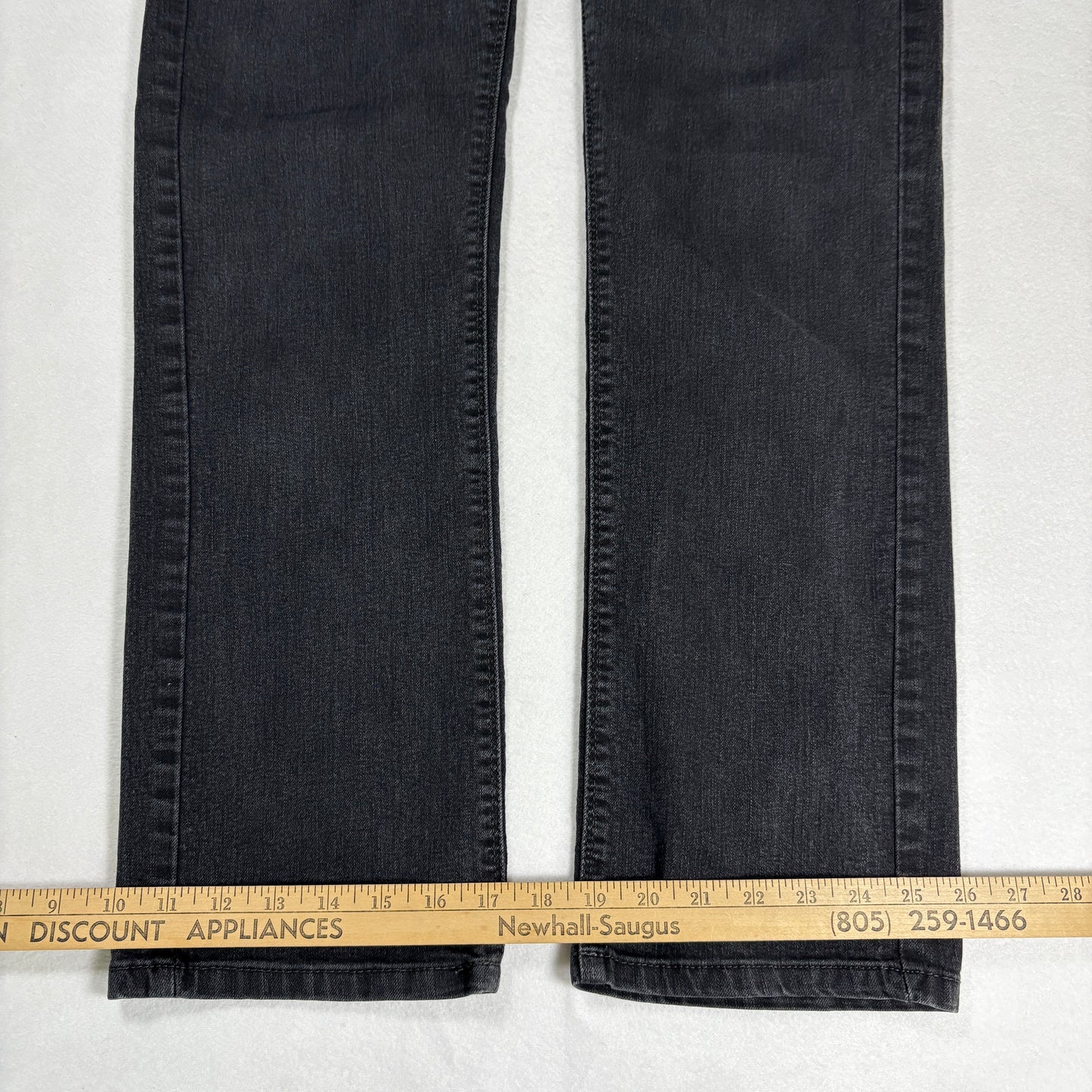 Lee Womens Black Jeans Size 8 Short Perfect Fit Bootcut Stretch Denim