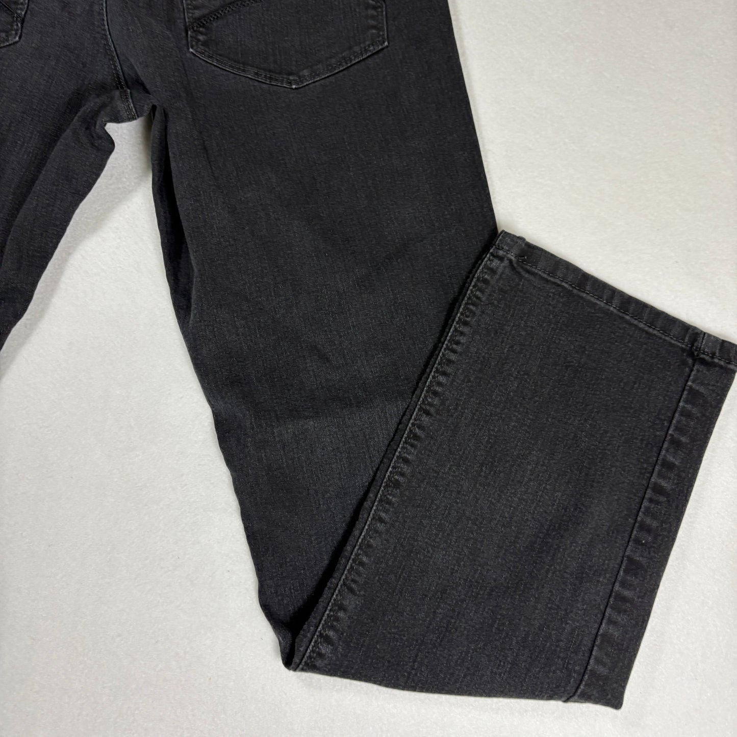 Lee Womens Black Jeans Size 8 Short Perfect Fit Bootcut Stretch Denim