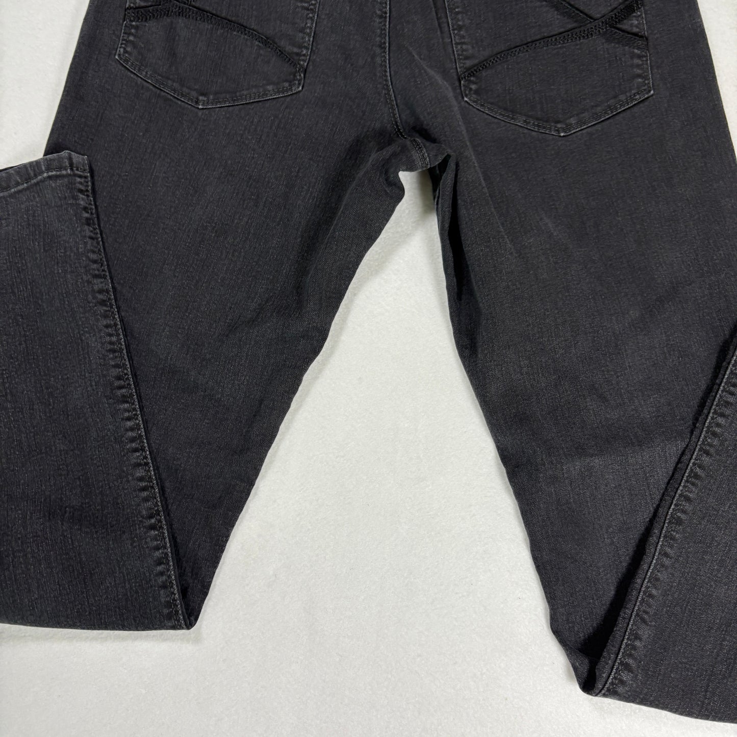 Lee Womens Black Jeans Size 8 Short Perfect Fit Bootcut Stretch Denim