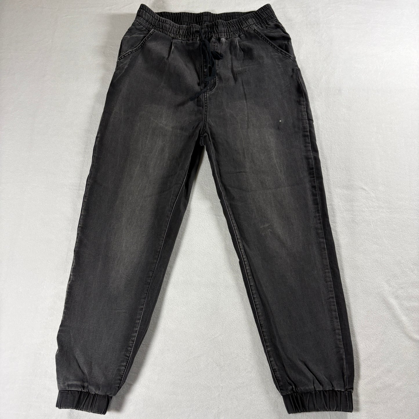 VIP Gray Jogger Pants Mens 15 32 Elastic Waist Drawstring Streetwear