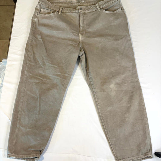 Old Navy OG Straight High-Rise Gray Jeans Women's 20 Secret-Smooth Pockets