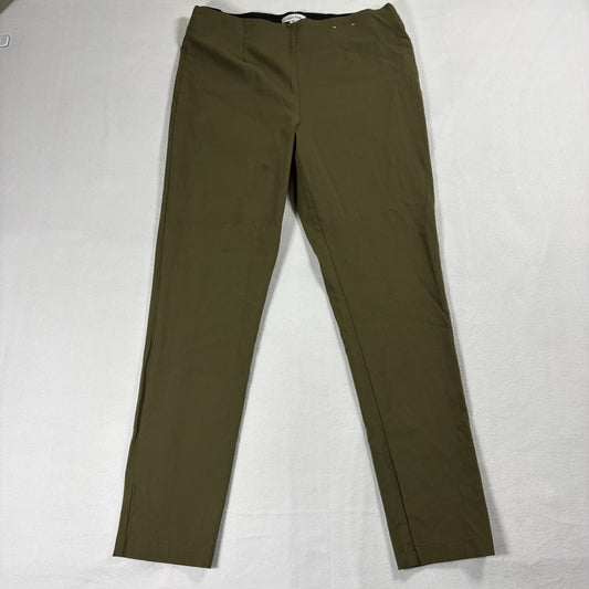 Calvin Klein Pants Womens 14 Olive Stretch Slim Casual Career Workwear OfficeBiz