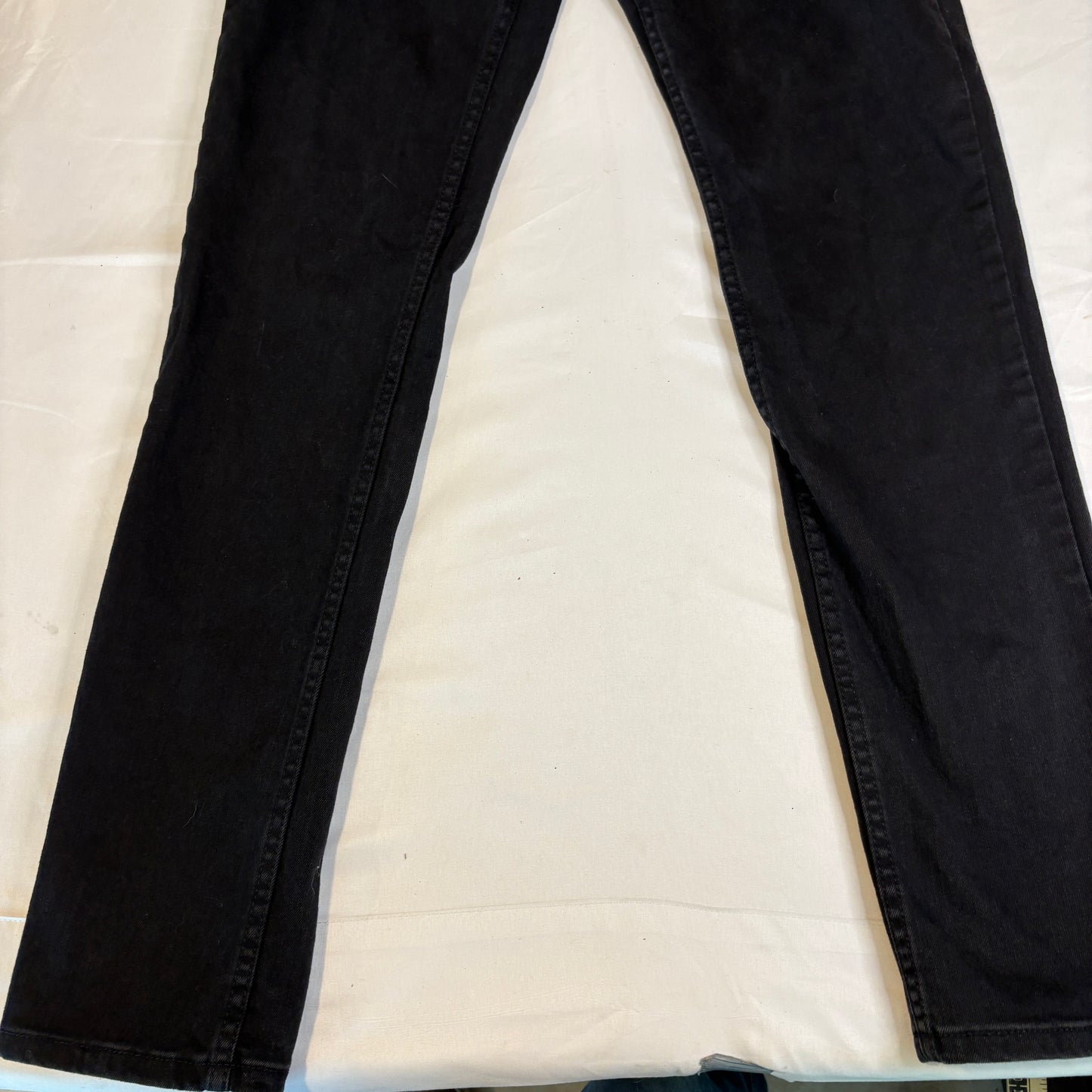 Levi's WaterLess Black Jeans Men W30 L32 Slim Straight Eco Friendly Denim