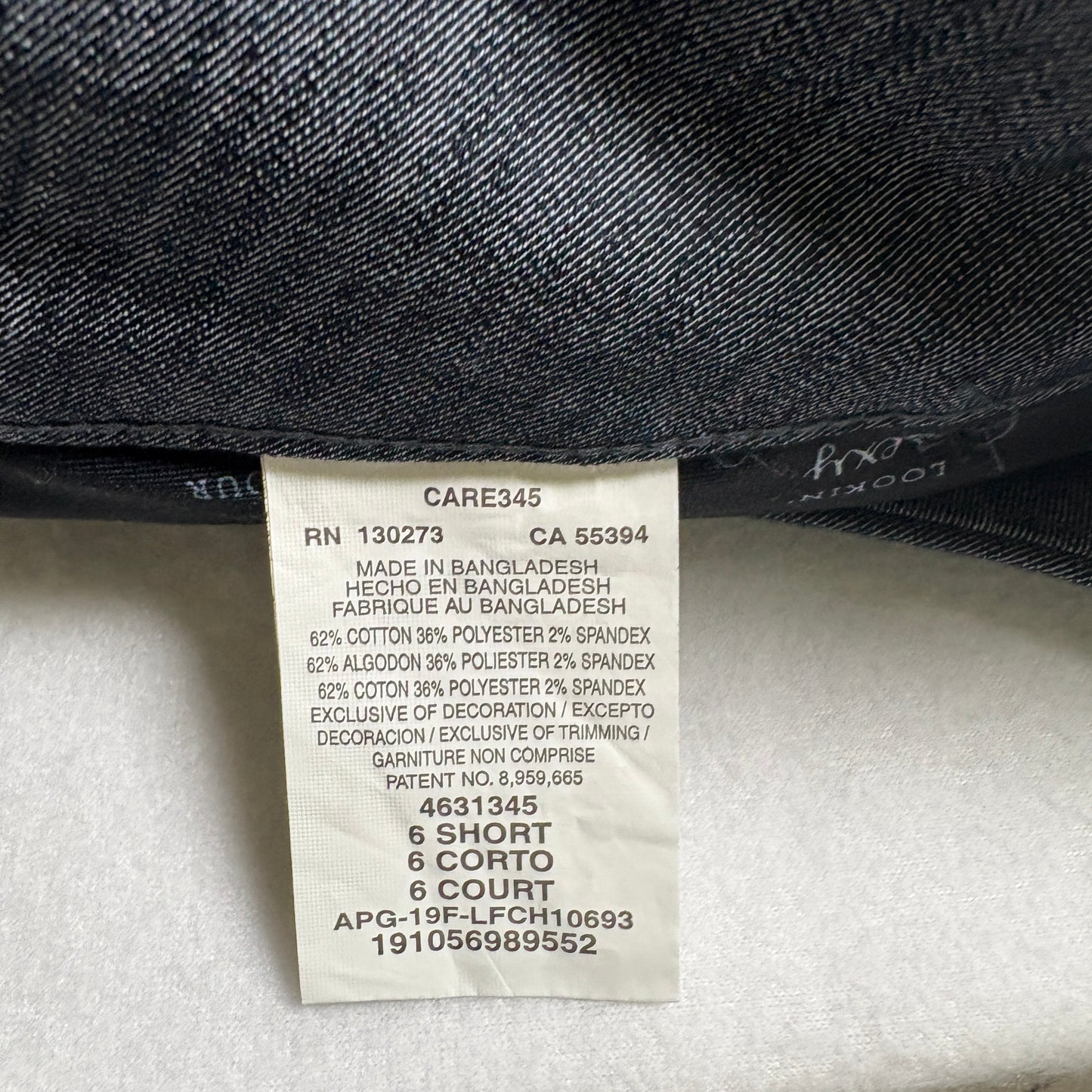 Lee Womens Straight Leg Jeans Size 6 Short Gray Mid Rise Stretch Secretly Shapes