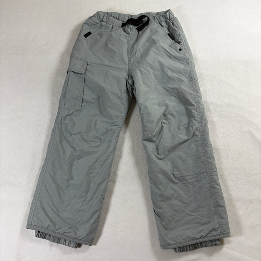 Snow Ski Pants Cargo Insulated PACTECH M 10-12 Fits Like 24X23 Gray Nylon Winter