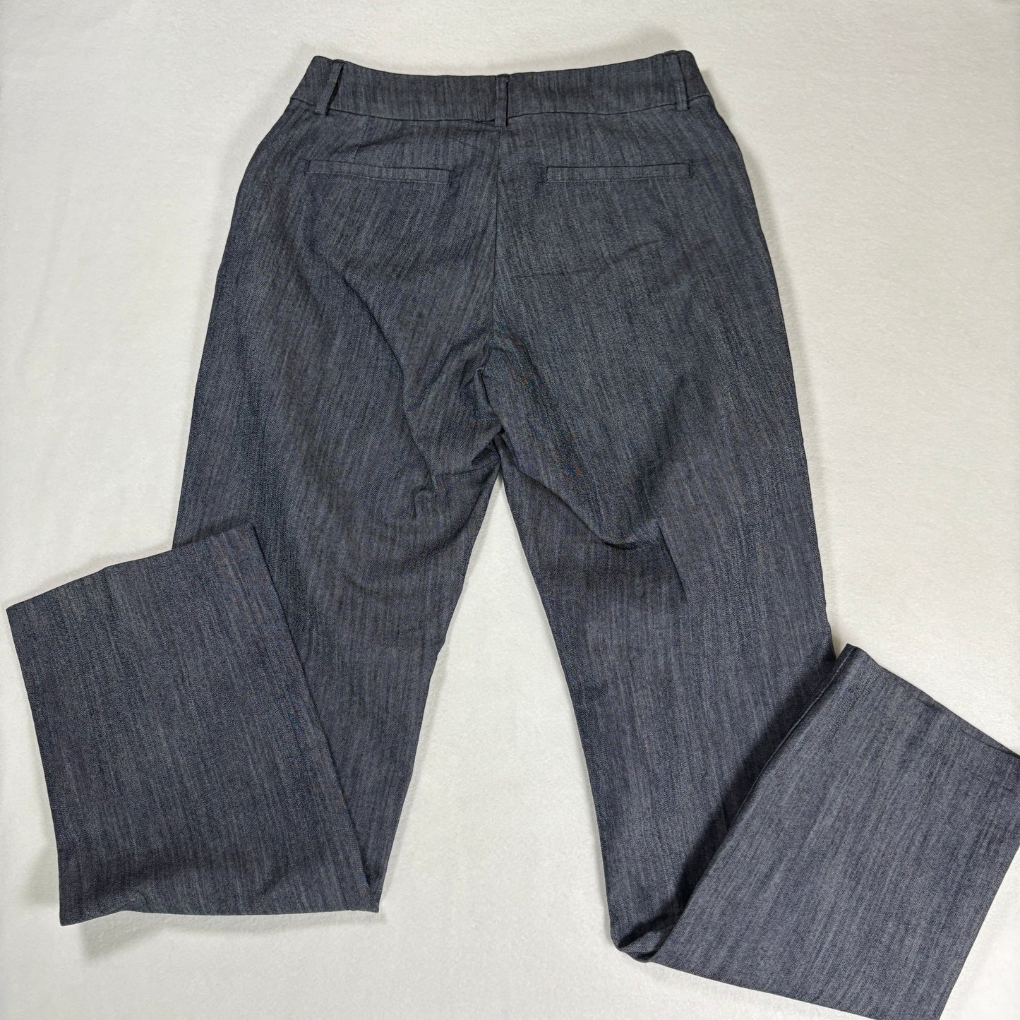 Lee Womens Straight Leg Jeans Size 6 Short Gray Mid Rise Stretch Secretly Shapes