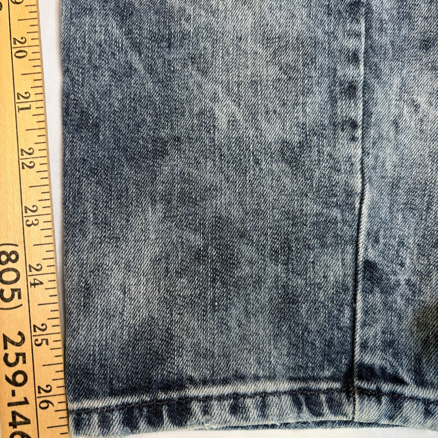 Pacsun Skinny Distressed Jeans Men 30x30 Blue Ripped Knees Faded Wash Denim