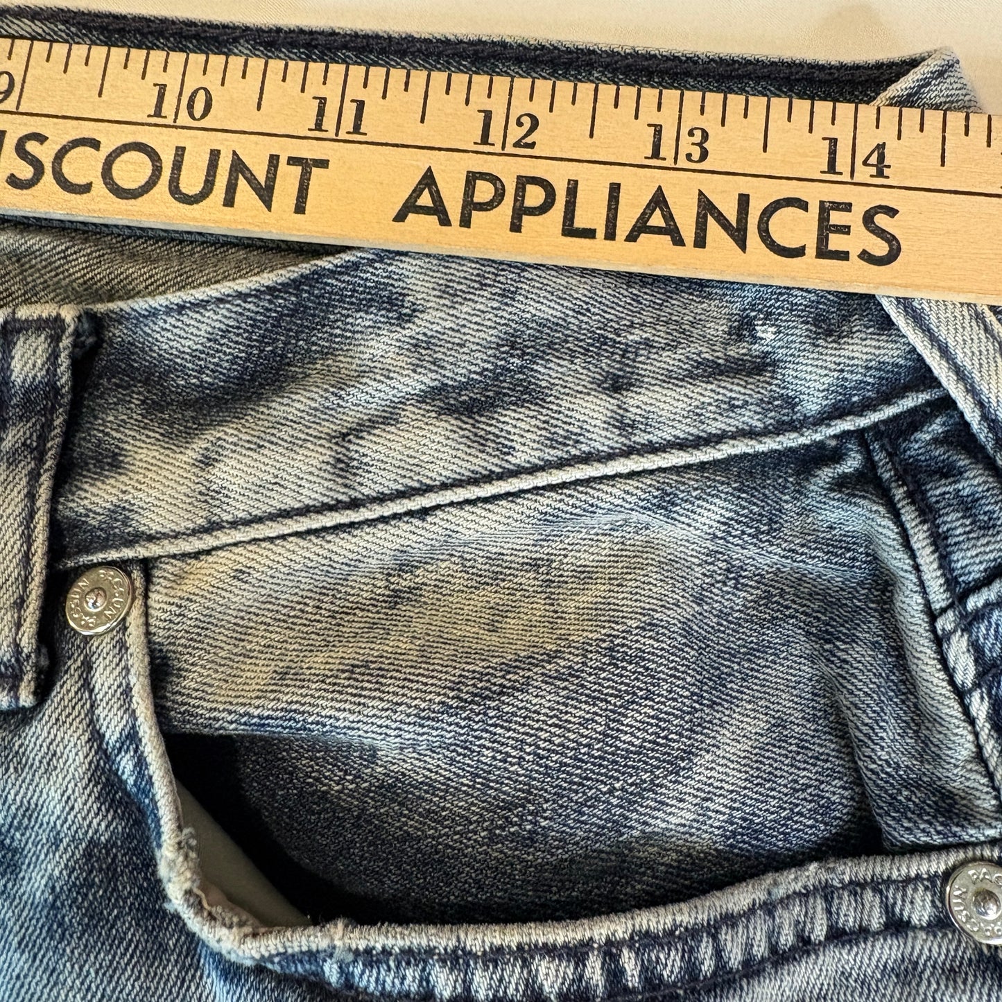 Pacsun Skinny Distressed Jeans Men 30x30 Blue Ripped Knees Faded Wash Denim