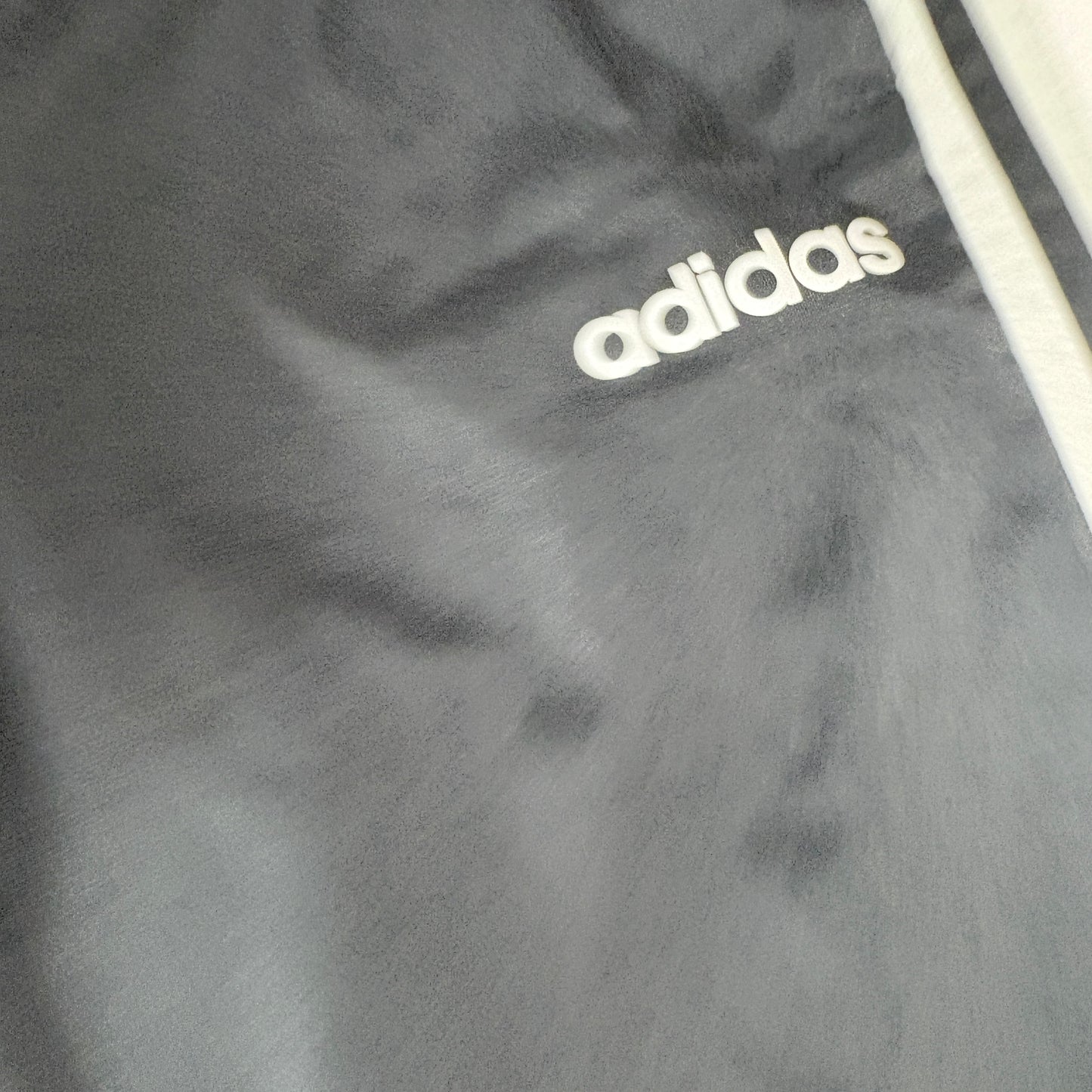 Adidas Womens Track Pants Small Black White 3 Stripe Athletic Joggers