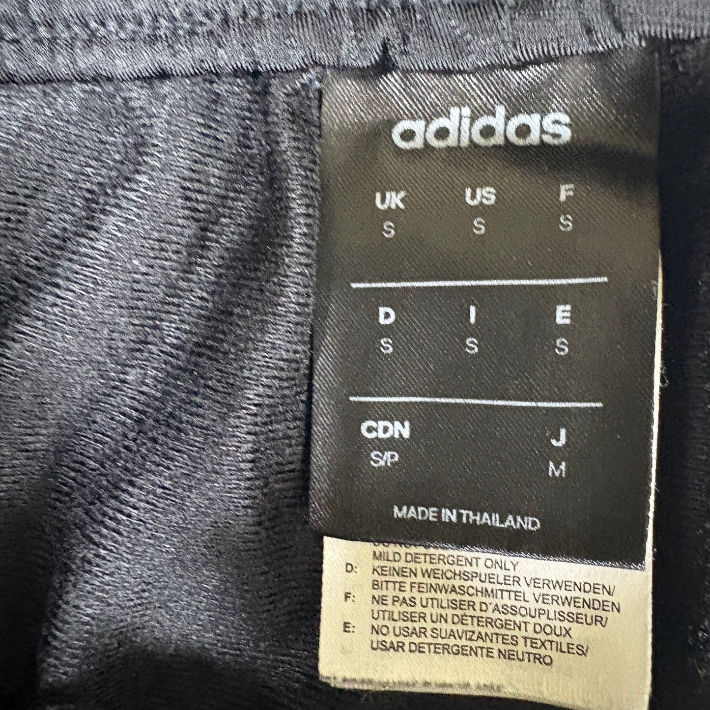 Adidas Womens Track Pants Small Black White 3 Stripe Athletic Joggers