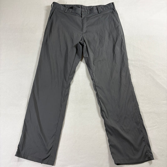 Nike Golf Dri Fit Pants Gray Performance Chino 36x32 Fits Like 36X30 Stretch