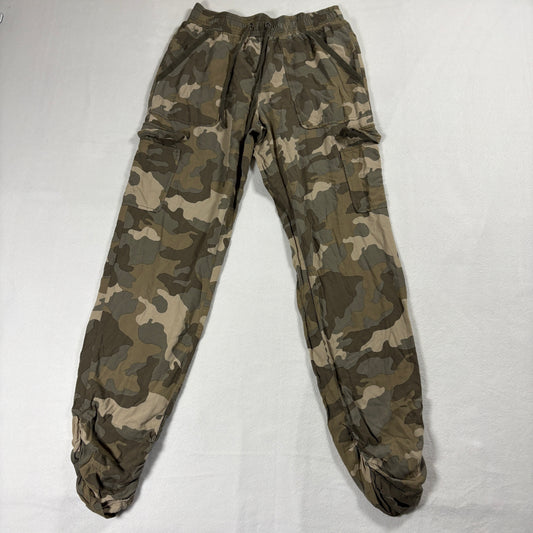 Hippie Rose Pants Womens S Camo Jogger Cargo Drawstring Streetwear Utility Fit X
