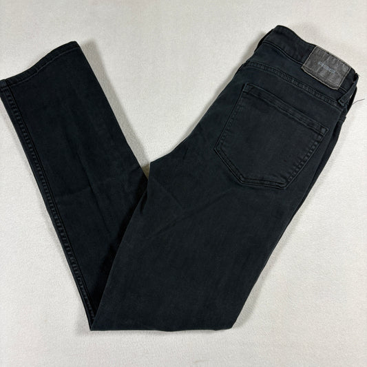 RSQ Mens Jeans 30x32 Black Slim Fit Denim Stretch Casual Streetwear Y2K Style