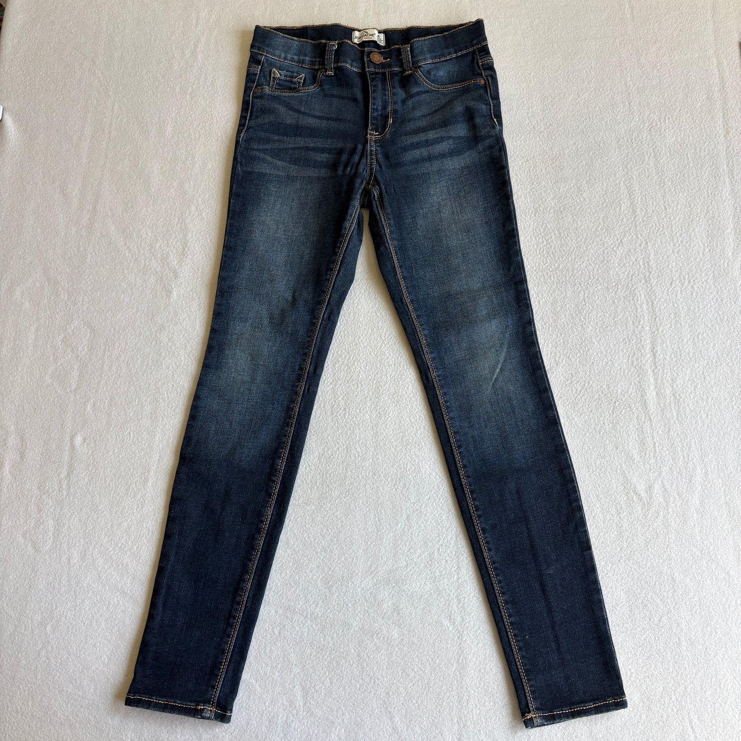 Jordache Super Skinny Jeans Womens Size 14 Dark Wash Stretch Denim Fit