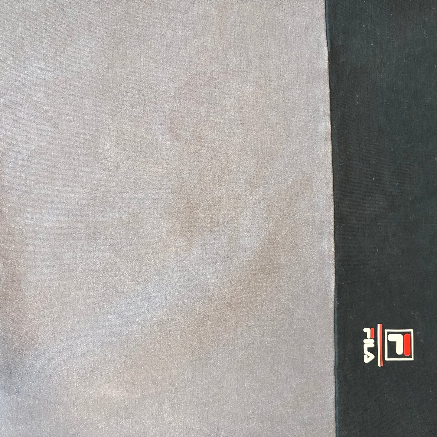 Fila Crewneck Sweatshirt Men’s 2XL Black Gray Colorblock Logo Pullover