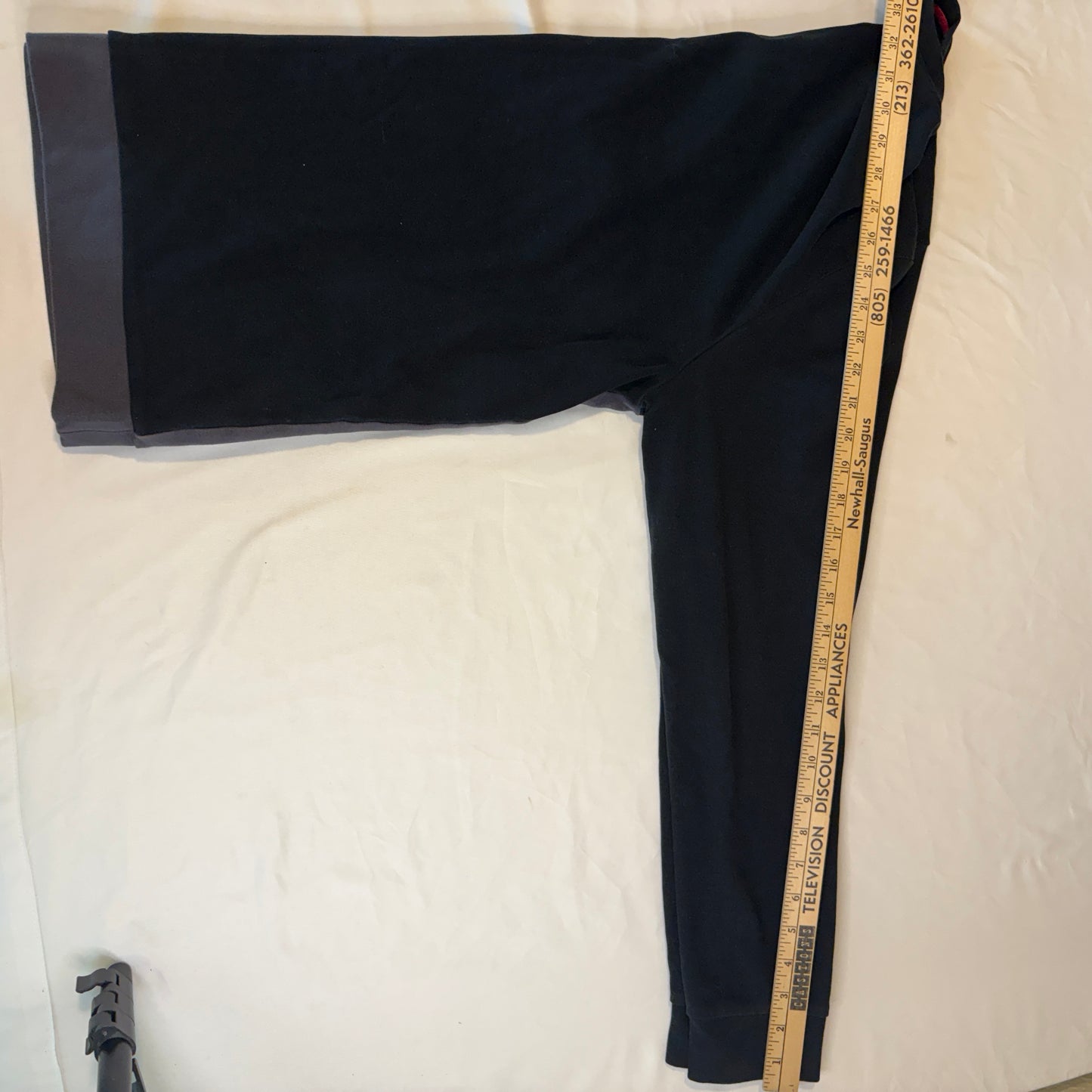 Fila Crewneck Sweatshirt Men’s 2XL Black Gray Colorblock Logo Pullover