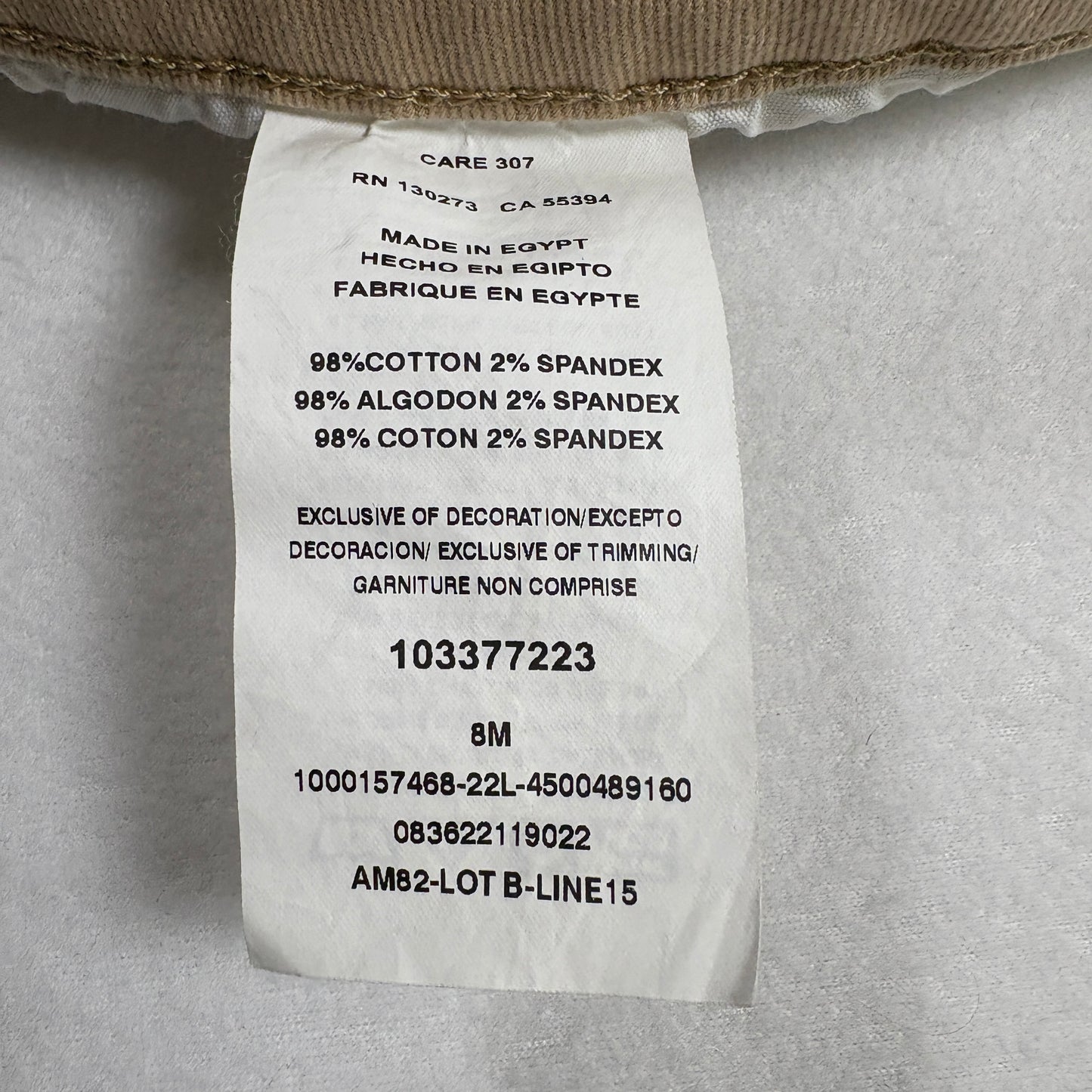 Lee Womens Relaxed Fit Jeans 8M Mid Rise Stretch Khaki Beige Denim Casual