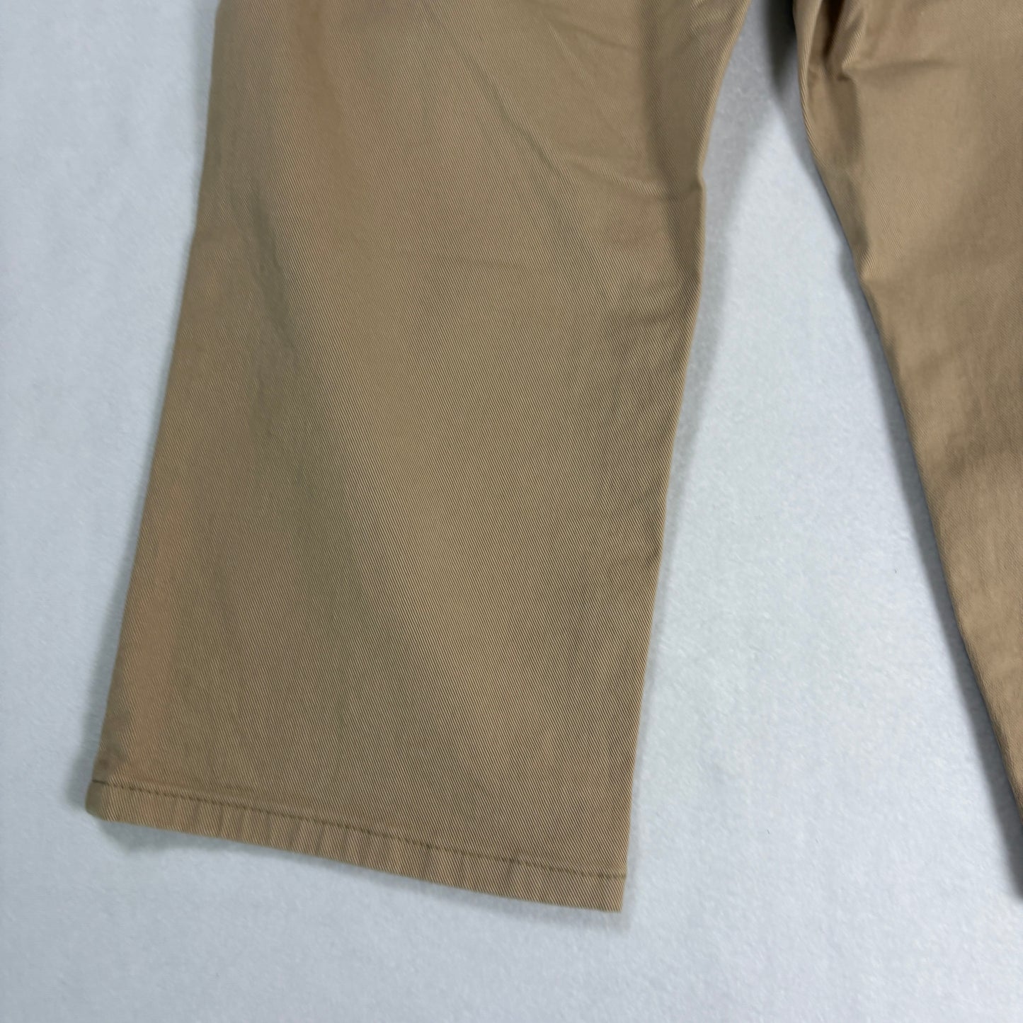 Lee Womens Relaxed Fit Jeans 8M Mid Rise Stretch Khaki Beige Denim Casual