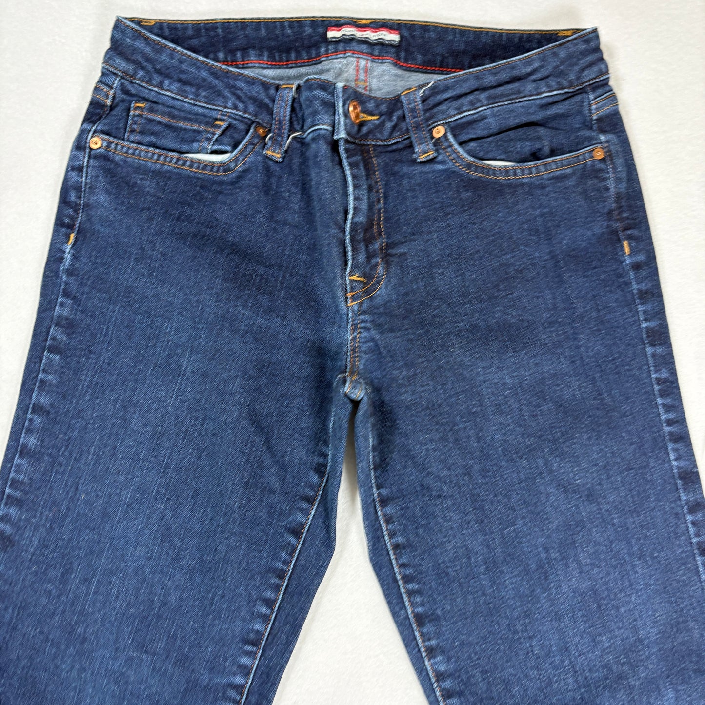 Tommy Hilfiger Womens Jeans Dark Wash Size 8 Straight Leg Denim Y2K Classic